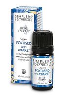 Living Flower Essences Simplers Botanicals, Focused and Aware, 0.16 Fluid Ounce