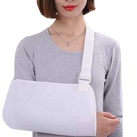 Arm Sling Breathable Fabric for Adult Black Broken Arm Bandage for Broken Wrist Shoulder immobilizer