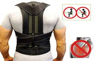 Adjustable Back Support Posture Corrector Brace Posture Correction Belt for Men Women Back Shoulder Support Belt S-XXL (XL)