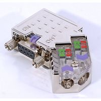 New VIPA PROFIBUS Connector w/ diagnostic LEDs - 45 Degree | EasyConn