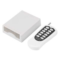 Akozon DC 12V Relay 12 Channel Wireless RF Remote Control Switch Transmitter & Receiver rf Relay
