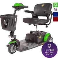 BUZZAROUND EX 3-Wheel Heavy Duty Long Range Travel Scooter, Green, 20-Inch Seat