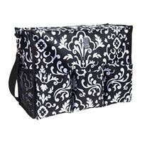 Wheelchair Bag for Back of Chair w/ 5 Exterior & 5 Interior Pockets - Perfect Carrier Bag for Newspaper, Medical Paperwork, Blanket & More for Most Electric, Manual or Power Wheelchairs (Paisley)