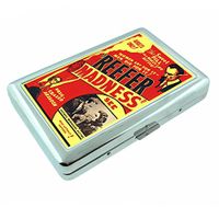 Metal Silver Cigarette Case Vintage Poster D-019 Reefer Madness 1936