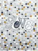 bag mosiac love jumbo