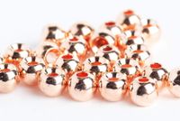Blue Wing Olive Tungsten Beads for Fly Tying - 25 Pack (Copper, 4.6 mm (3/16))