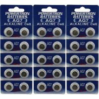 Powertron 30 AG7 LR926 395 195 LR57 LR927 Battery USA Ship Retail Cards
