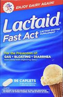 Lactaid-Fast Act Lactase Enzyme Supplement, 96 Caplets