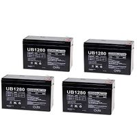 Universal Power Group 12V 8AH Sealed Lead Acid (SLA) Battery for AGM - 4 Pack