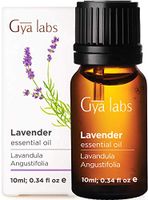 Gya Labs Lavender Essential Oil - Stress Reliever for Peaceful Sleep & Moisturized Skin (10ml) - 100% Pure Natural Therapeutic Grade Aromatherapy Lavender Oil Essential Oils for Diffuser & Topical Use