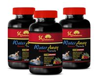 Brain Booster Energy - Water Away Pills Natural Formula 700MG - Green Tea Pills Fat Burner - 3 Bottle (180 Capsules)