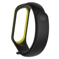 Replacement Strap for Xiaomi Band 4 Replacement Band Double Elastic Buckle Sports Soft TPE Silicone Wrist Strap Wristband Watchband Bracelet Replacement for Xiaomi Mi Band 4 (F)