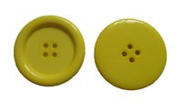 Lyracces Wholesale Lots 7pcs Extra Large Big Sewing Fasteners Flatback Resin Buttons 50mm 1.97 Inches (Yellow)