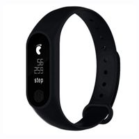 AutumnFall Clearance Sale!!M2 Sports Pedometer Smart Bracelet Heart Rate Bluetooth 4.0 Smart Watch (Black)