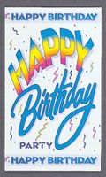 Unique Industries 19784 8 Count Happy Birthday II Invitations - 144 Packs