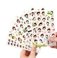 6 Sheets DIY Decorative Diary/Scrapbook/Phone/Album Stickers [Bee Girl]