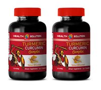 Anti inflammatory Turmeric - Turmeric Curcumin Complex - Natural ANTIOXIDANT - Turmeric Capsules for Weight Loss - 2 Bottles 240 Capsules