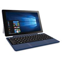 2018 High Performance RCA Cambio 10.1" 2-in-1 Touchscreen Tablet PC Intel Quad-Core Processor 2GB RAM 32GB Hard Drive Webcam Wifi Microsoft Office Mobile Bluetooth Windows 10-Blue