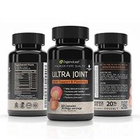 OrganoLeaf - Ultra Joint, Glucosamine, Chondroitin and MSM - Turmeric and Boswellia Extract - Natural Anti-Inflammatory and Antioxidant - Promotes Joint Cartilage Health & Flexibility - 60 Softgels