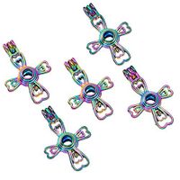 5X Rainbow Color 3D Cross Pearl Cage Locket Pendant Essential Oil Diffuser Gift Prom Woman Bright Cute Stylish For gift Simple Elegant Jewerly Aesthetic