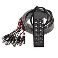 Seismic Audio SACB-8x4x50 8-Channel XLR Low Profile Circuit Board Snake Cable, 50-Feet