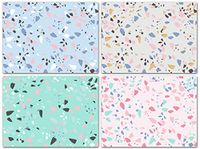 Blank Cards with Envelopes - 24 Terrazzo Blank Note Cards with Envelopes - Assorted Cards for All Occasions! Blank Notecards and Envelopes Stationary Set for Personalized Greeting Cards
