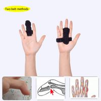 Finger Splints, Mallet Finger, Finger Knuckle Immobilization, Finger Fractures, Wounds, Post-Operative Care and Pain Relief- Malleable Aluminum Alloy Hand Splint Finger Support