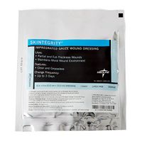 Medline Gauze Hydrogel Skintegrity, 4 Inch x 4 Inch 1/ Pk