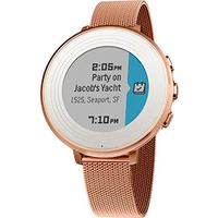 Pebble Time Round 14mm Smartwatch for Apple/Android Devices - Rose Gold