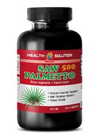 Prostate Support Capsules - Saw Palmetto 500 Mg - Saw Palmetto Prostate Supplement - 1 Bottle 100 Capsules