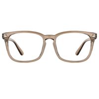 TIJN Blue Light Blocking Glasses Women Men Vintage Square Nerd Computer Glasses Anti Eyestrain (Wheat)