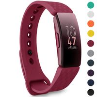 findway Compatible with Fitbit Inspire HR Bands/Fitbit Inspire Band, Adjustable Soft Silicone Inspire Straps for Women Men Sports Replacement Accessories Bands for Inspire/Inspire HR Fitness Tracker
