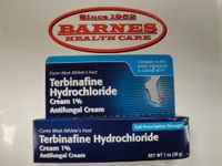 Terbinafine Hydrochloride AntiFungal Cream 1% (1 oz.) (Pack of 2)