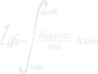 hBARSCI Calculus of Life Vinyl Decal - 5 Inches - for Cars, Trucks, Windows, Laptops, Tablets, Outdoor-Grade 2.5mil Thick Vinyl - White