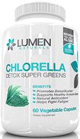 Chlorella - Powerful Detox Super Greens - Naturally Boosts Immune System - Rich Source of Healthy Chlorophyll, Protein, Vitamins, and Minerals - 60 Vegetable Capsules