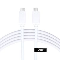 Vebner 20foot Long USB C Cable, USB C Cable Long - Extra Long USB C Cable