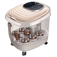 Foot Spa Massager Heated Bath, Foot Soaking Tub with Vibration, O2 Bubbles, Vibration, and Multiple Intelligent Mode Adjustment for Soothe Tired Muscles