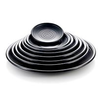 1 Pc Kinglang Melamine Plastic Round Dinner Plate for Restaurant