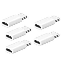 Iuhan 5pcs USB-C Type-C to Micro USB Data Charging Adapter for Samsung Galaxy S8/S8 Plus
