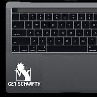 Vinyl Decal Sticker Die-Cut for Laptop car Cup Bottle Glass (3 inch Wide, White)