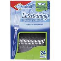 24CT CLR Plas Fork
