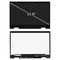 FirstLCD ISP LCD Display Touch Screen Replacement fit Pen Touch for HP Envy X360 15M-BP111DX 15M-BP112DX 15M-BP011DX 15M-BP012DX 15M-BQ021DX 15M-BQ121DX 925736-001 +Digitizer Board+Bezel FHD