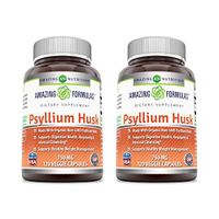 Amazing Formulas Psyllium Husk-750 Mg,120 Veggie Capsules