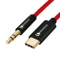 LinkinPerk Type C to 3.5mm Audio Aux Cable,USB C Male to 3.5mm Male Extension Headphone Audio Stereo Car Aux Cord for Google Pixel 3/3XL/2/2XL, Moto Z, HTC U11/12, Samsung Galaxy (3.93ft) (3.93ft)