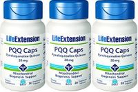 Life Extension PQQ Caps with PQQ 20 Mg (30 vcaps x 3)