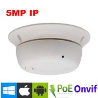 NightKing Indoor Smoke Detector Hidden Spy Onvif 5MP Security IP Camera,5MP 1920P (2592X1944),3.7mm Pinhole Lens, P2P,ONVIF,Free App View