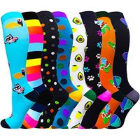 Compression Socks for Women & Men(1/3/7/8 PACK) - Best for Running,Medical,Nurse,Travel,Cycling-20-30mmHg