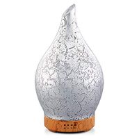 Essential Oil Diffuser Aromatherapy Diffusers for Therapeutic Oils - Ultrasonic Vase Cover & LED Light Display - Air Humidifier for Home, Office, Spa