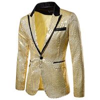 BBT-Shop Men's Suit Jacket Charm Coats Sequin Sweater Sweatshirt Blouse Bomber Fit Sportswear Long Sleeve Hoodie Outwear Overcoat Blazer Top Business Party Suit Pant Set Autumn Winter Tailcoat
