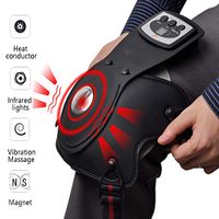 Knee Massager for Pain Relief, Infrared Heated and Vibration Magnetic Physiotherapy Rheumatic Osteoarthritis Arthrits Physical Therapy Instrument for Everyone